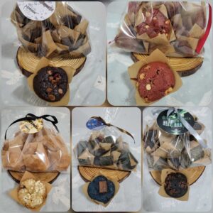 Mini muffins casas Hogwarts