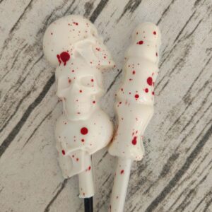 Piruletas calavera y hueso