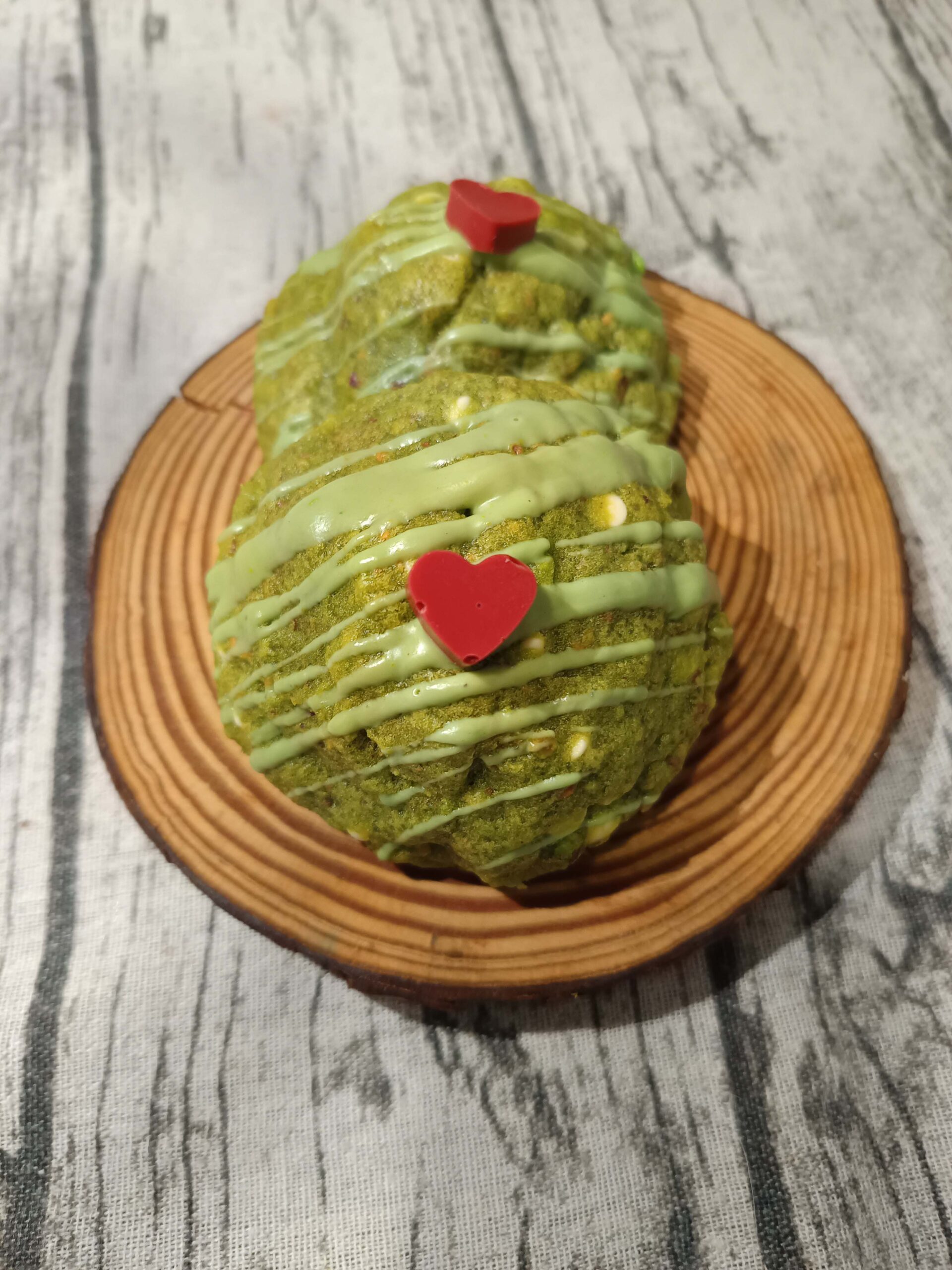 Grinch Heart Cookie